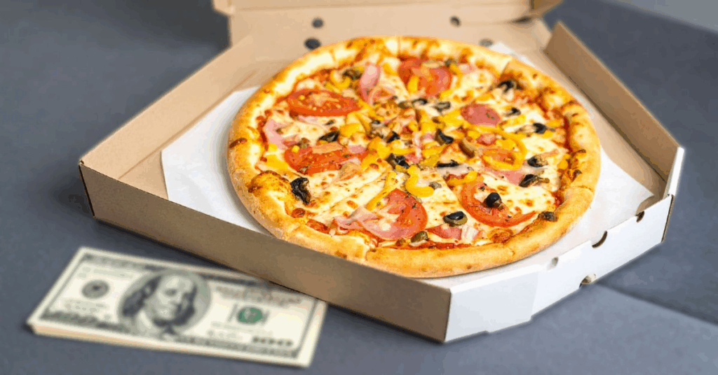 “Cash payment option for pizza delivery with Papa Ray’s”