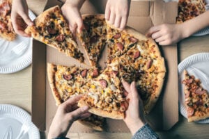 Pizza Delivery Cash Near Me: Easy Ordering and Great Value 2 Family bundle of pizza, wings, and breadsticks.