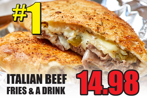 Italian Beef Fries and a Drink Only $14.98